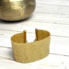 Adjustable-Golden-Splendor-Bracelet-handmade-with-Miyuki-glass-beads