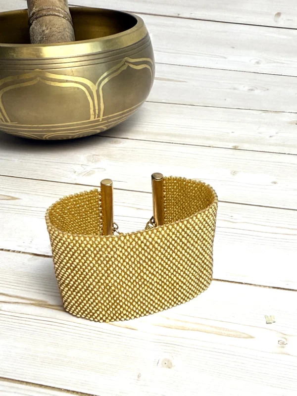 Adjustable-Golden-Splendor-Bracelet-handmade-with-Miyuki-glass-beads
